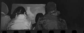 photo of people watching a movie